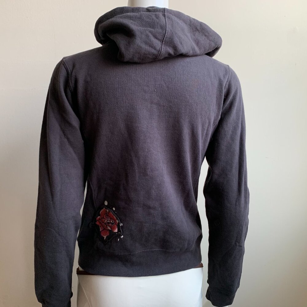 Billabong black skull print hoodie sweater - Picture 6 of 8